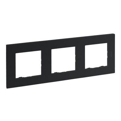 LEGRAND 768373 RAVENTİ FÜME ÜÇLÜ YATAY ÇERÇEVE 3414971109278