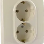 Legrand 768416 Raventi Krem İkili Topraklı Priz