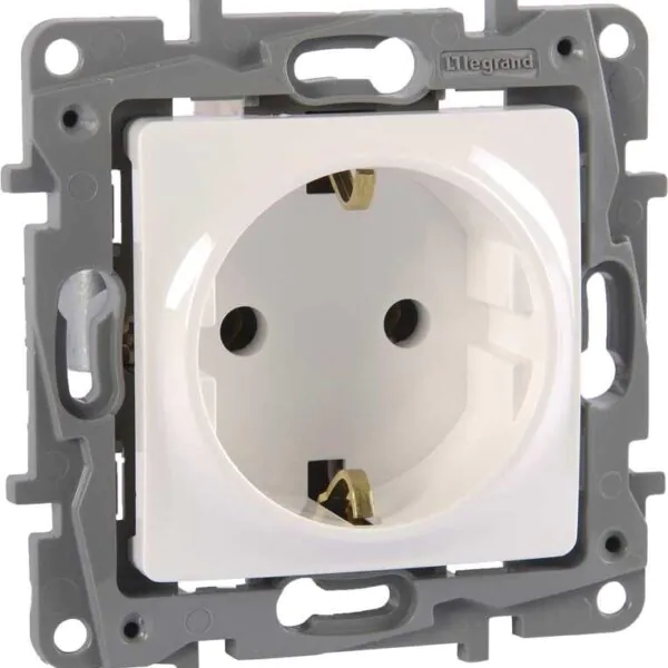 Legrand 767114 Salbei Beyaz Topraklı Priz