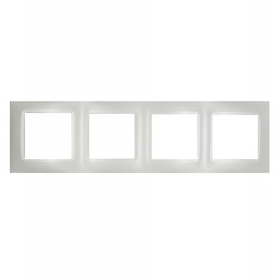 LEGRAND 767544 SALBEİ İNCİ BEYAZI DÖRTLÜ ÇERÇEVE 3414970772206