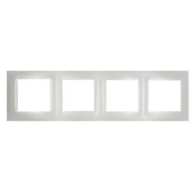 LEGRAND 767544 SALBEİ İNCİ BEYAZI DÖRTLÜ ÇERÇEVE 3414970772206