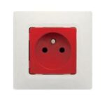 Legrand 767119 Salbei Fransız Standartı Kırmızı Çocuk Korumalı Ups Topraklı Priz