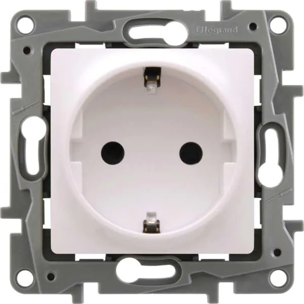 Legrand 767414 Salbei Bej Topraklı Priz