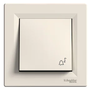 SCHNEIDER ELECTRIC EPH0800123 ASFORA KREM ZİL İŞARETLİ LIGHT ANAHTAR 3606480525445