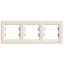 Schneider Electric EPH5800323 Asfora Krem Üçlü Yatay Çerçeve