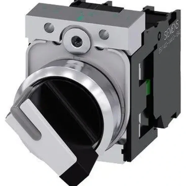 Siemens 0-1 Pozısyonlu Işıklandırılabılır Kalıcı Mandal Buton 1NO/1NC Sırıus Act Metal