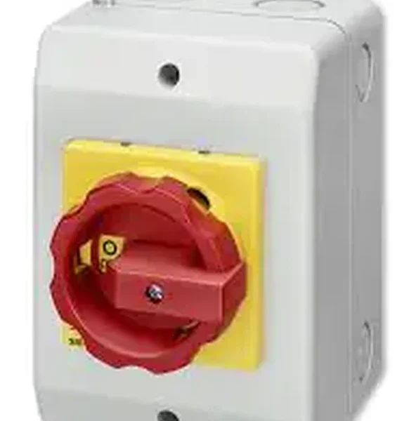 Siemens Kutulu Tip Pako Şalter IP65 Tahrik Kolu Sarı/kırmızı 32A, 11,5 kW 3LD2