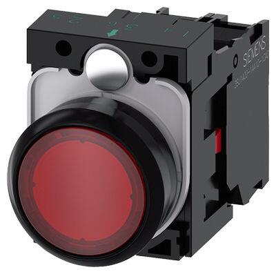 SIEMENS PLASTİK KIRMIZI KOMPLE IŞIKLI YAY DÖNÜŞLÜ BUTONLAR 24AC/DC 1NC SİRİUS ACT 4011209957268