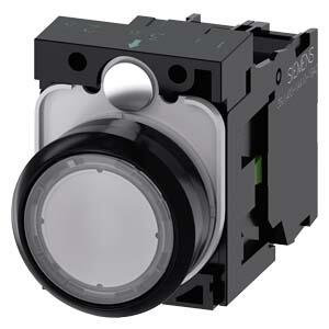 SIEMENS PLASTİK RENKSİZ KOMPLE IŞIKLI YAY DÖNÜŞLÜ BUTONLAR 24AC/DC 1NO SİRİUS ACT 4011209957206
