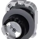 Siemens Sirius Act Mat Metal Yassı Tip 30MM Ronıs 0-1 Pozisyonlu Kilitli Kalıcı Mandal Buton