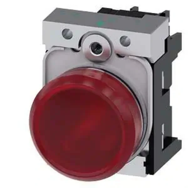 Siemens Metal Komple Sinyal Lambası Kırmızı 230VAC Sirius Act