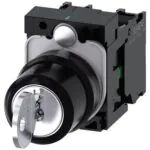 Siemens Sirius Act Plastik Ronıs 1-0-2 Pozisyonlu Kilitli Mandal Buton 1NO, 1NO