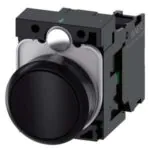 Siemens Plastik Siyah Komple Yay Dönüşlü Butonlar 1NO Sirius Act