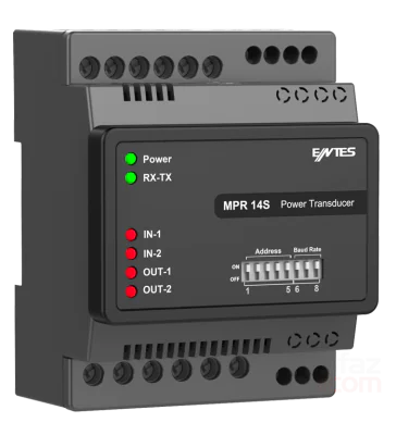 ENTES Şöntlü Ekransız Şebeke Analizörü DIN4 M3609