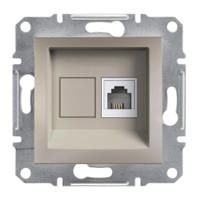 SCHNEIDER ELECTRIC EPH4100169 ASFORA BRONZ TEKLİ RJ11 TELEFON PRİZİ 3606480727986