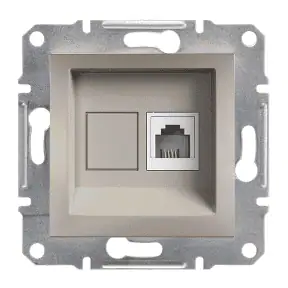 SCHNEIDER ELECTRIC EPH4100169 ASFORA BRONZ TEKLİ RJ11 TELEFON PRİZİ 3606480727986