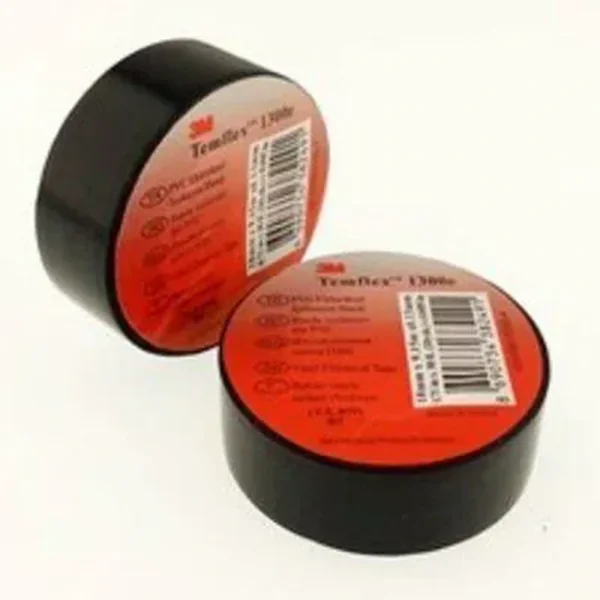 3M Temflex 150 PVC Bant (0,1M) 18MMX9,15M Sıyah 10 Adet — Kablo Yönetimi ve Montaj