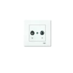 Vıko Uydu Prizi Sonlu TV-sat Karre Beyaz