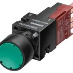 Siemens Buton Komple Yeşil Start 16MM