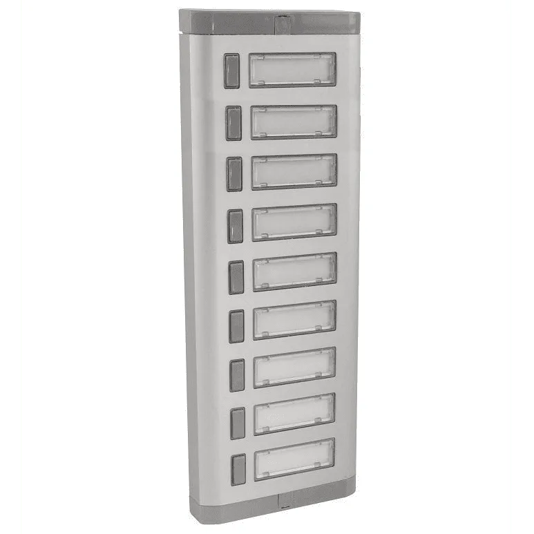 Şark Işıklı Zil Butonları 9'lu Işıklı Alüminyum Zil Butonu Şark Işıklı Zil Butonları 9'lu Işıklı Alüminyum Zil Butonu