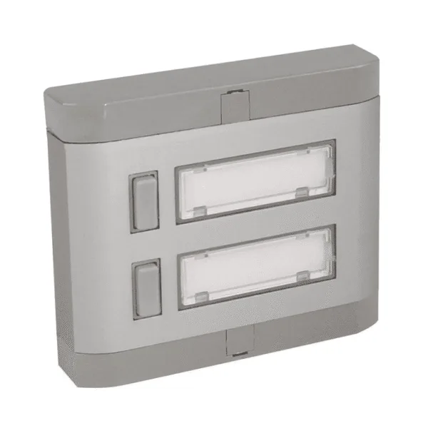 Şark Işıksız Zil Butonları 2'li Alüminyum Zil Butonu