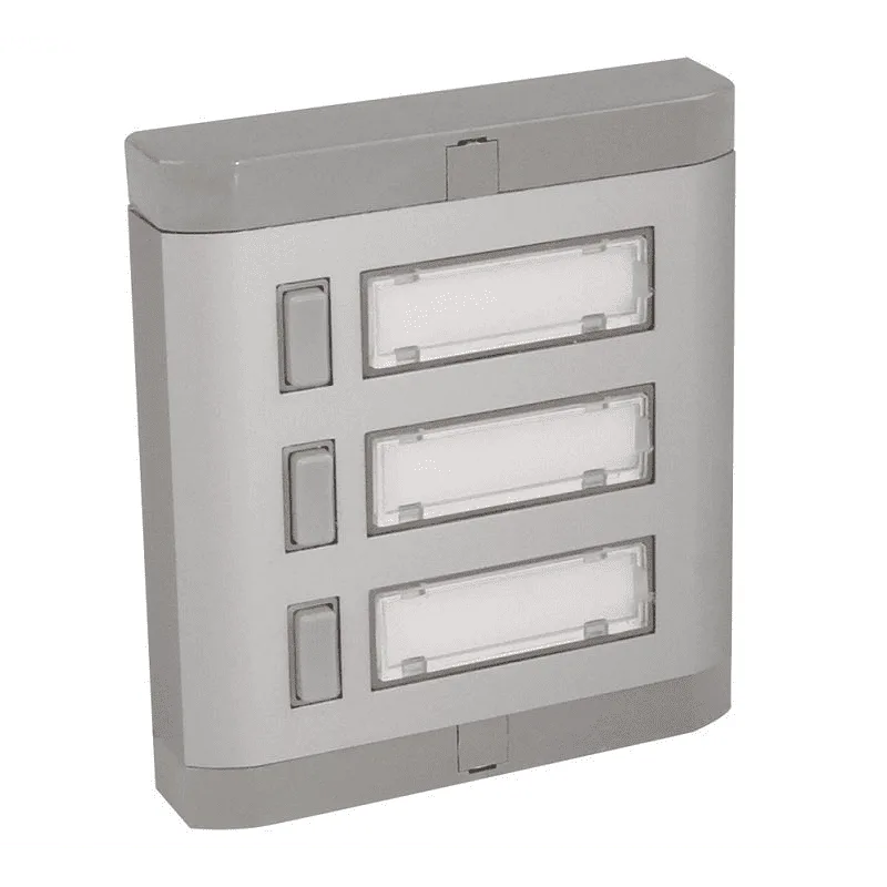 Şark Işıklı Zil Butonları 3'lü Işıklı Alüminyum Zil Butonu Şark Işıklı Zil Butonları 3'lü Işıklı Alüminyum Zil Butonu