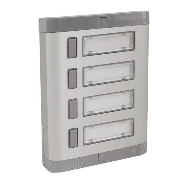 Şark Işıklı Zil Butonları 4'lü Işıklı Alüminyum Zil Butonu