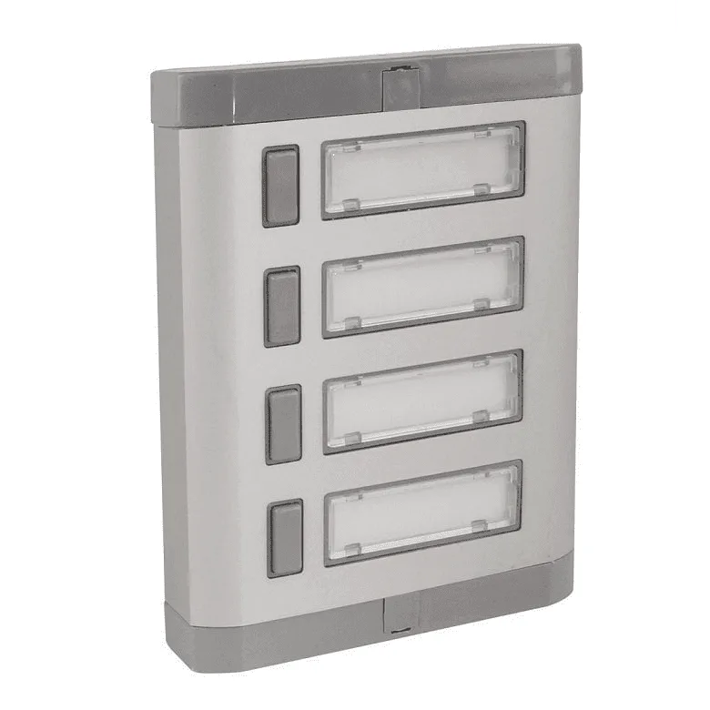 Şark Işıklı Zil Butonları 4'lü Işıklı Alüminyum Zil Butonu Şark Işıklı Zil Butonları 4'lü Işıklı Alüminyum Zil Butonu