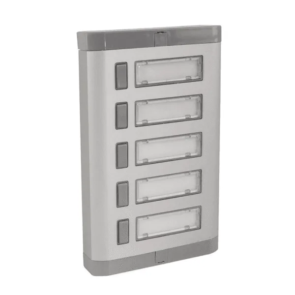 Şark Işıklı Zil Butonları 5'li Işıklı Alüminyum Zil Butonu