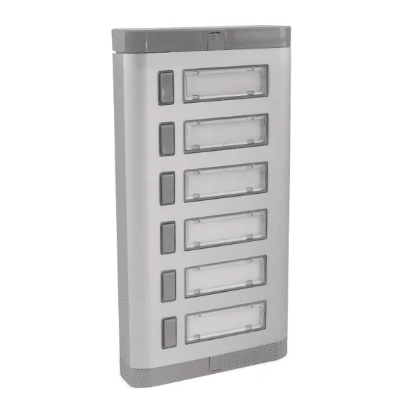 Şark Işıklı Zil Butonları 6'lı Işıklı Alüminyum Zil Butonu