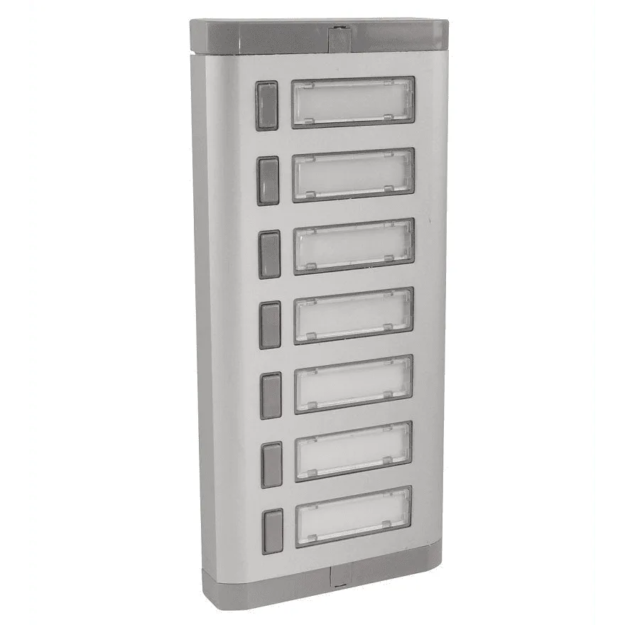 Şark Işıklı Zil Butonları 7'li Işıklı Alüminyum Zil Butonu Şark Işıklı Zil Butonları 7'li Işıklı Alüminyum Zil Butonu