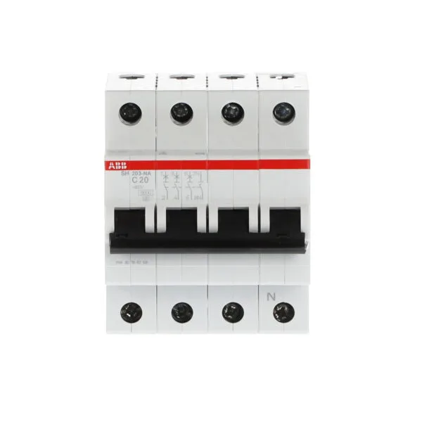 ABB SH203-C20-NA 4*20A NA C Tipi 6KA Otomatik Sigorta