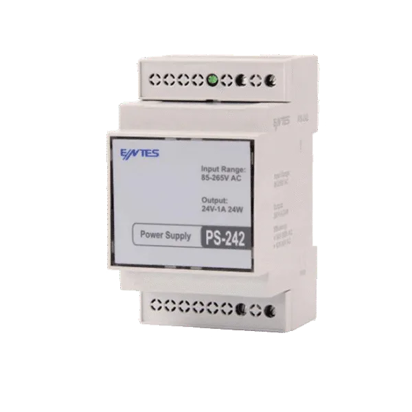 ENTES 24W 24VDC 1A Giriş Gerilimi 88-265 Vac 110-350 Vdc Paralel Ve Seri Bağlanabilen LED Göstergeli,Düşük/yüksek Gerilim Besleme,Aşırı Yük,Çıkış Kısa Devre Ve Termal Korumalı Güç Kaynağı DIN3 Kutu M1965