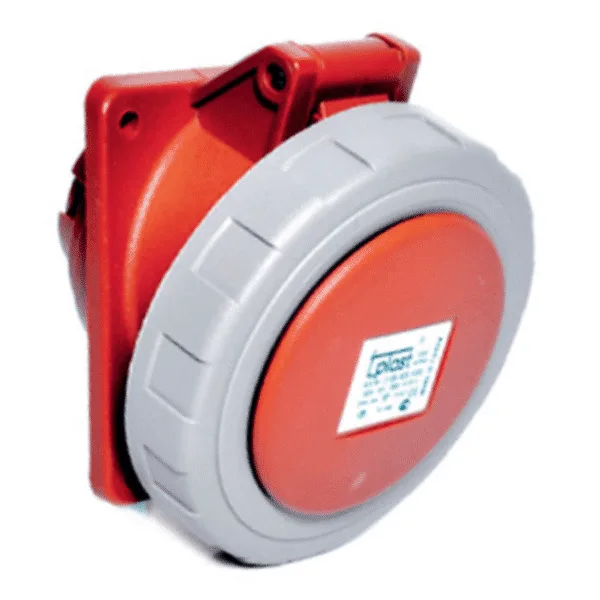 Tp Electric Koruma Kapaklı.makina Prizi CEE 5X16 Amp. IP67 (70X70)