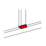 Legrand 011251 DLP Gulot Alüminyum T Dirsek 50 X 105 Kanal, 85 MM Kapağa Geçiş için