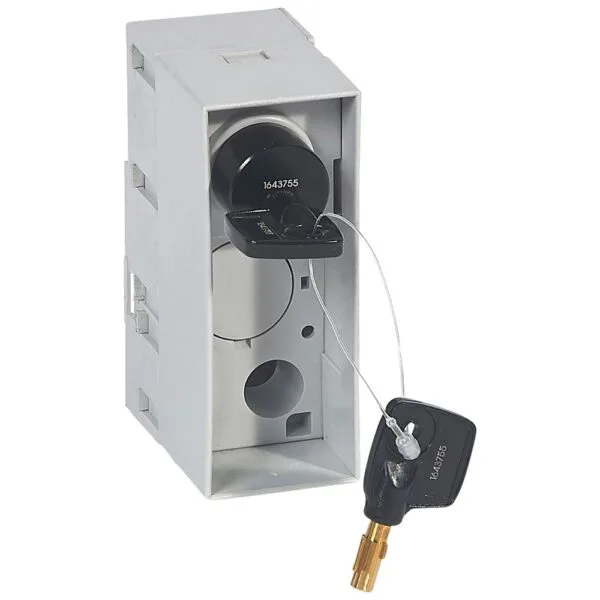 Legrand 026579 DPX³ 1600 çekmeceli ve motorlu tip için kilit tertibatı yıldız anahtarlı tip