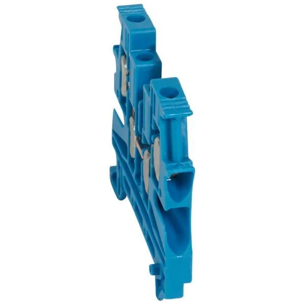 Legrand 037109 Viking3 2giriş/2çıkış vida bağlantı adım 6mm Mavi Anma kesit 4mm²
