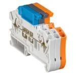 Legrand 037285 Viking3 Tutmakollu,enerji kesintisi olmayan devre için yaylı bağlantı adım6mm