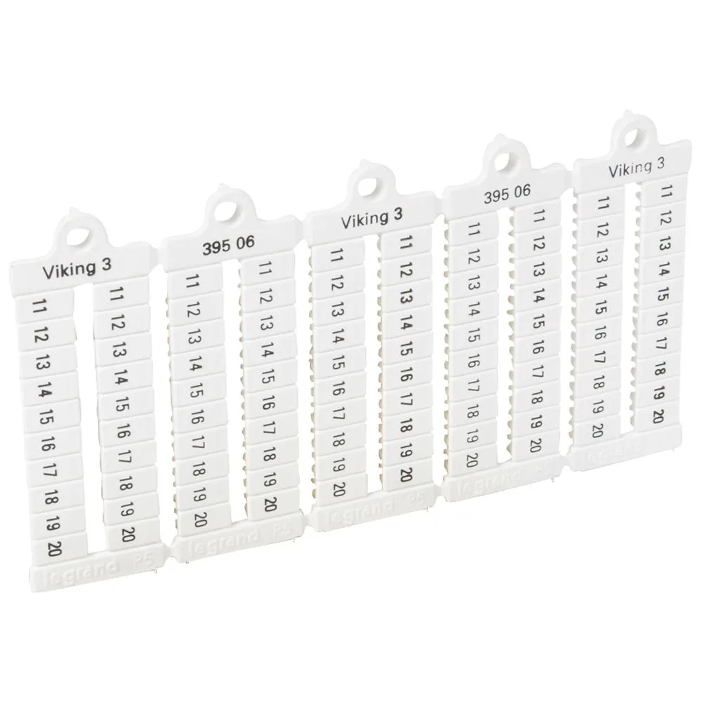 039506-LEGRAND Legrand 039506 Cab 3 Plakalar Rakamlar 11’DEN 20’YE (10 Kez)