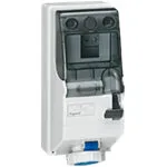 Legrand 056661 P17 Endüstriyel Tip Kilitli Priz Kutusu 200/250V 16A 2P+T IP66