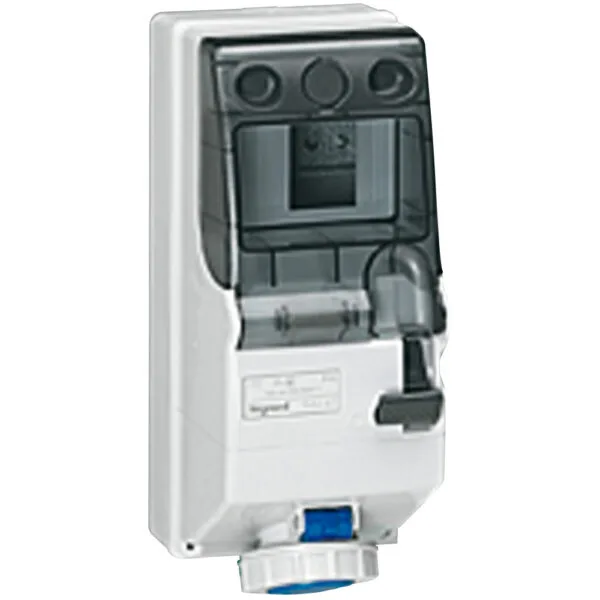 Legrand 056661 P17 Endüstriyel Tip Kilitli Priz Kutusu 200/250V 16A 2P+T IP66