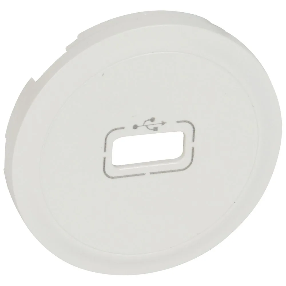068253-LEGRAND Legrand 068253 Celest USB priz tuş kapağı, beyaz