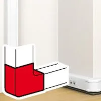 Legrand Sistem Armada 50X80 için 90 Derece Dirsek