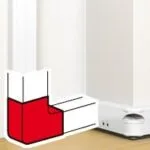 Legrand 075643 50X130MM Kaidesiz Montaj Gulot için Dirsek 90°