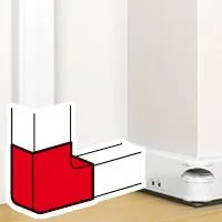 075643_pw_134903 Legrand 075643 50X130MM Kaidesiz Montaj Gulot için Dirsek 90°