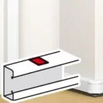 Legrand 075666 Kaidesiz montaj gulot için Yapışkanlı kanal birleştirme aks.50x80/130/180mm için