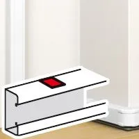 075666_pw_134907 Legrand 075666 Kaidesiz montaj gulot için Yapışkanlı kanal birleştirme aks.50x80/130/180mm için