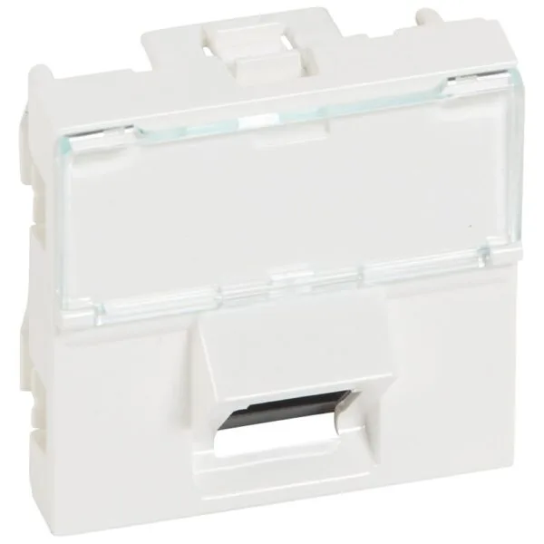 Legrand 076501 Lcs² Sistem Armada RJ45 CAT5E Priz - Utp 45° - 2 Modül - Beyaz