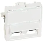 Legrand 076502 Lcs² Sistem Armada RJ45 CAT5E Priz - Utp 45° - 2XRJ 45 - 2MODüL - Beyaz