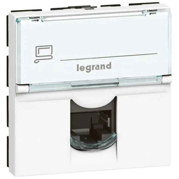 Legrand 076593 RJ45 CAT6 Stp 900, 2 Modül, Beyaz, Sütunlara Direk Montaj için